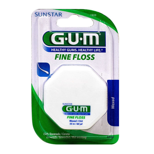 GUM Fine Waxed Dental Floss (55m), 1 Piece