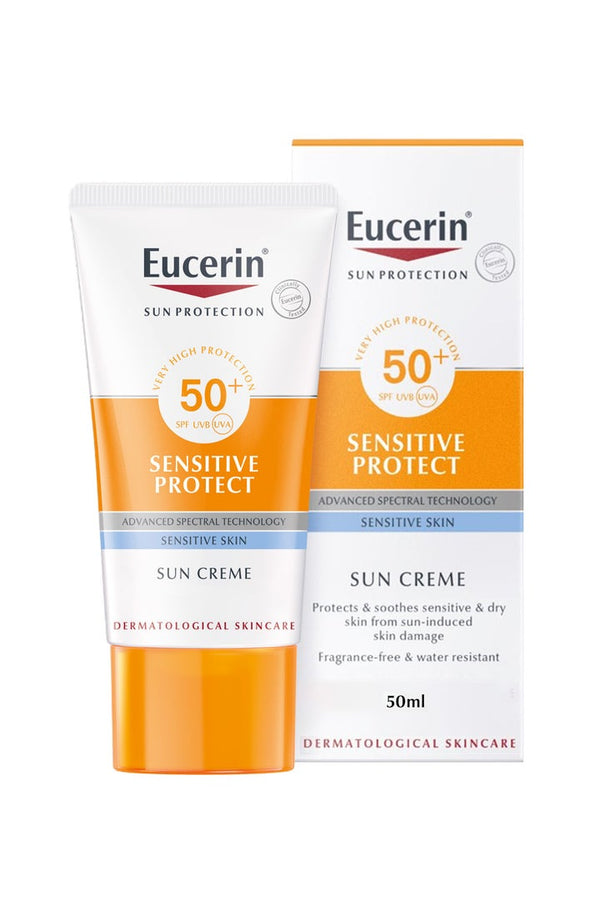 Eucerin Sensitive Protect Water-Resistant Sunscreen for Dry & Sensitive Skin SPF50+, 50ml
