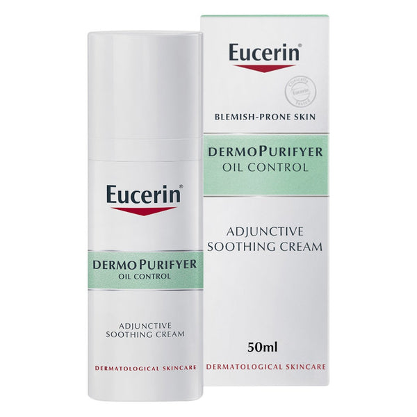 Eucerin DermoPurifyer Oil Control Adjunctive Soothing Face Day Cream SPF30, 50ml