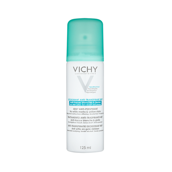 Vichy 48 Hour No Marks Anti-Perspirant Spray Deodorant, 125ml