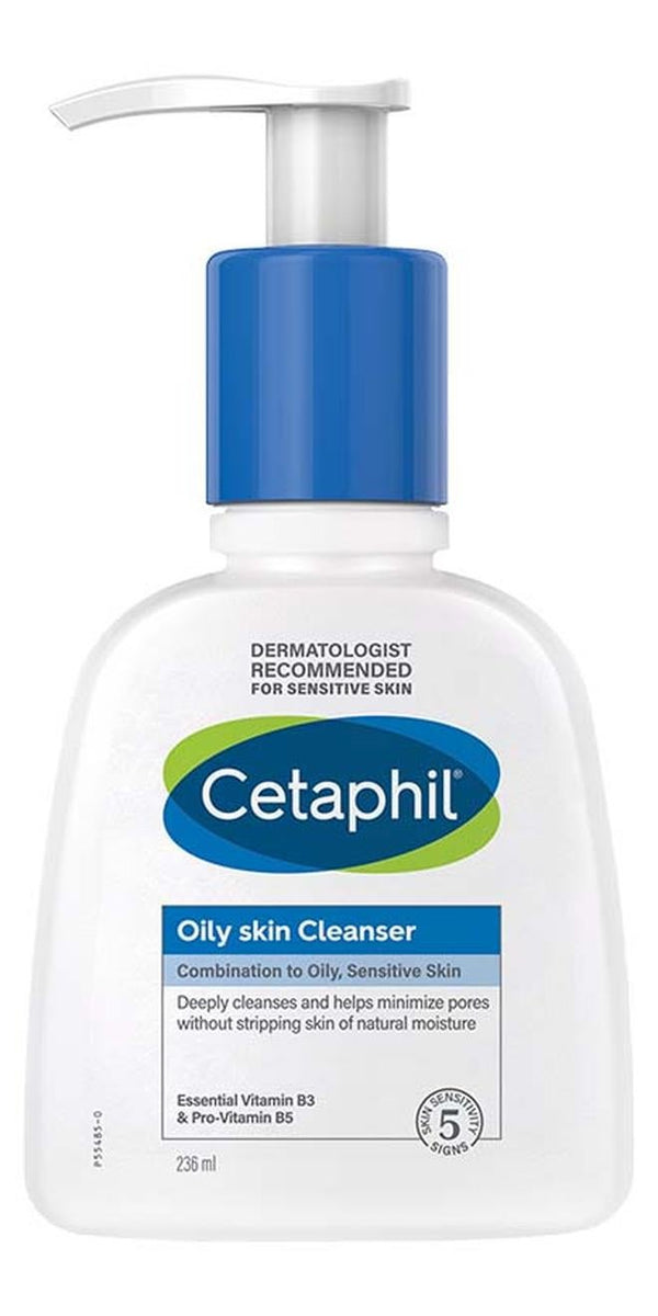 Cetaphil Pore Minimizing Facial Cleanser with Vitamin B3 & Pro-Vitamin B5 for Oily, Combination & Sensitive Skin , 236ml