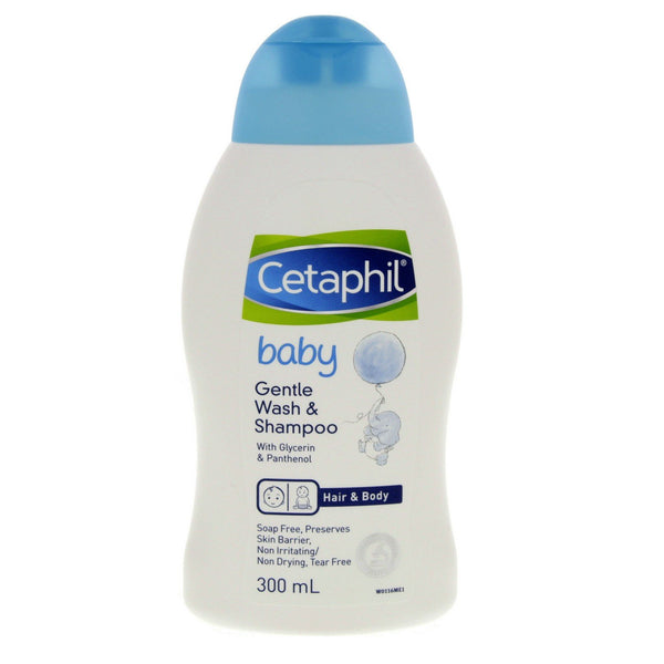 Cetaphil Baby Gentle Shampoo & Body Wash with Glycerine & Panthenol, 300ml