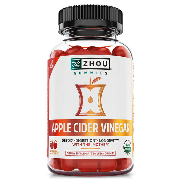 Zhou Apple Cider Vinegar 60 Gummies