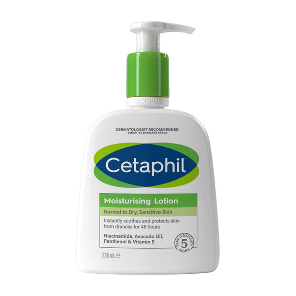 Cetaphil Hypoallergenic Soothing & Moisturizing Lotion for Normal & Sensitive Skin, 236ml