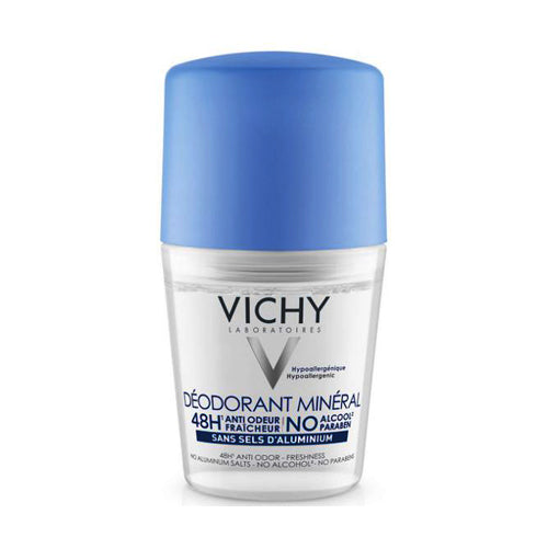 Vichy 48 Hours Mineral Aluminum Free Deodorant, 50ml