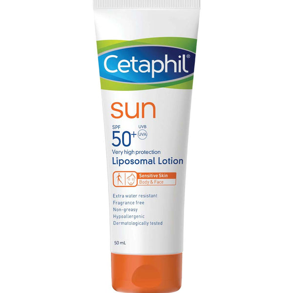 Cetaphil Sun Hypoallergenic Liposomal Face & Body Sunscreen for Sensitive Skin SPF50+ , 50ml