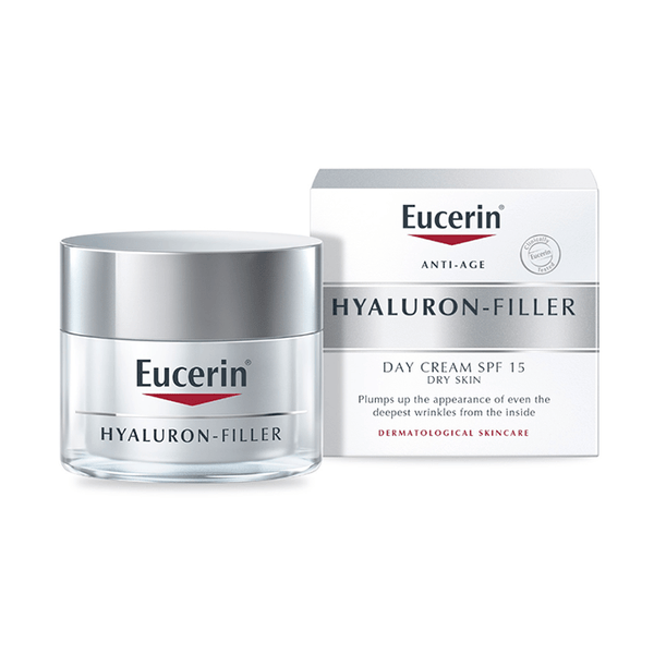 Eucerin Anti-Aging Hyaluron Filler Day Cream for Dry Skin SPF15+, 50ml