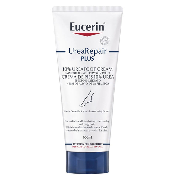 Eucerin UreaRepair Plus Foot Cream with Urea for Extremely Dry & Rough Feet, 100ml