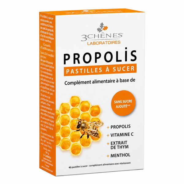 3Chenes Propolis Lozenges 40 Count