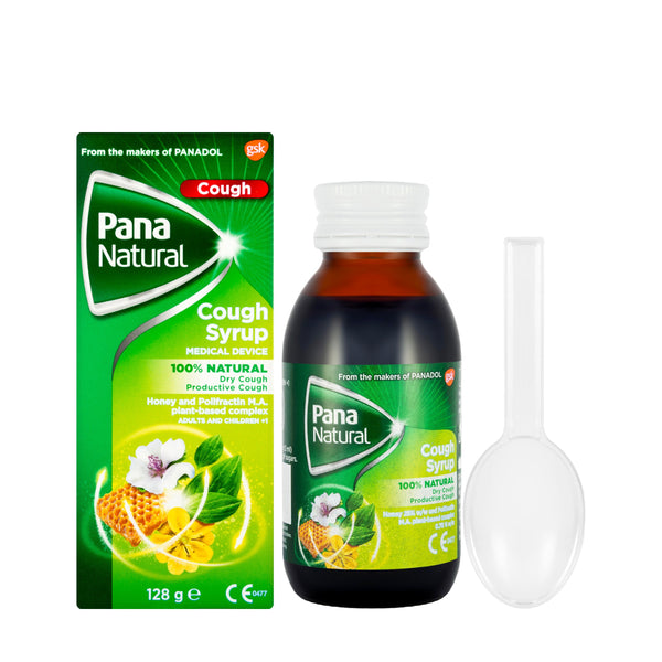 PanaNatural Cough Syrup for Dry & Productive Cough, 128g