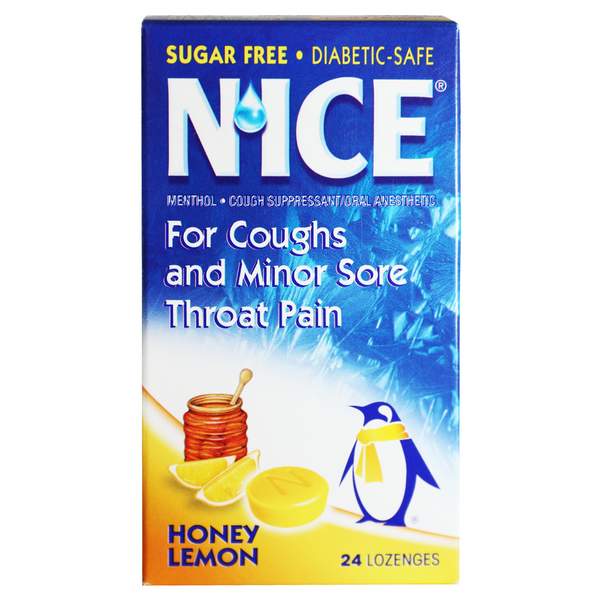 Nice Honey Lemon Flavor 24 Lozenges