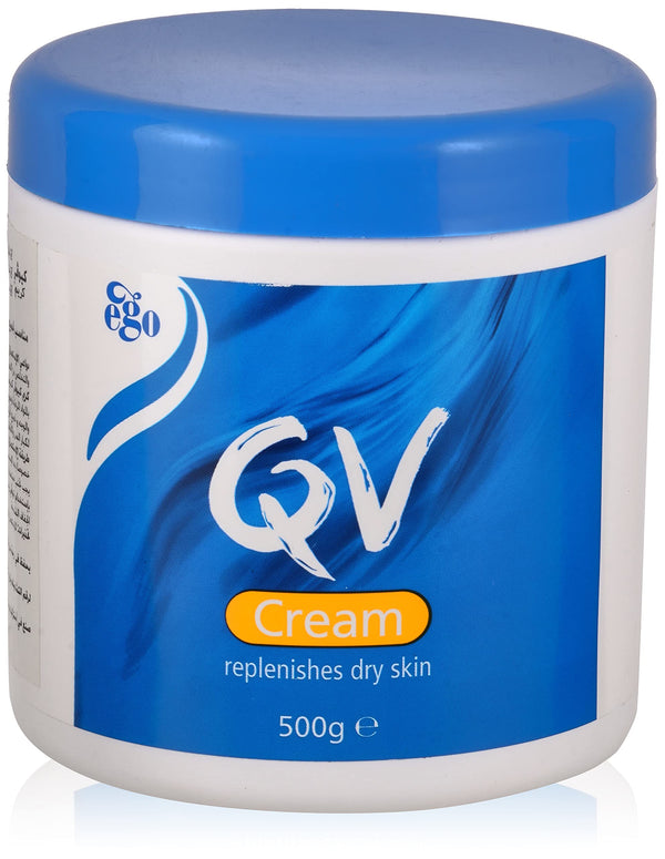 Qv Face & Body Moisturising Cream for All Skin Types - Fragrance Free, Color Free, Lanolin Free, 500g