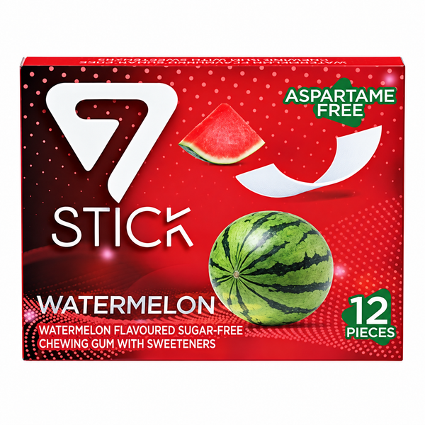 7 Stick Watermelon Gum 12 Pieces