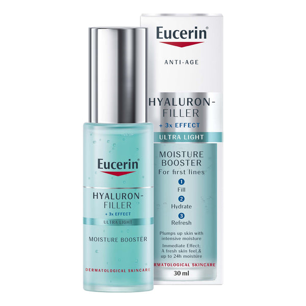 Eucerin Hyaluron Filler Anti-Aging Moisture Hydra Booster Serum With Hyaluronic Acid and Glycerin, 30ml