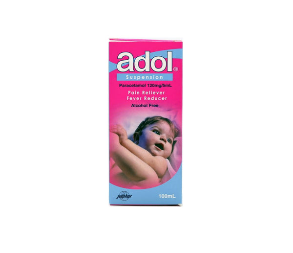 Adol 120 Mg/5ml Baby Pain Reliever & Fever Reducer, 100ml