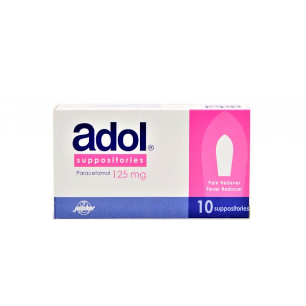 Adol 125 mg 10 Suppositories