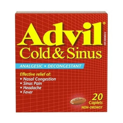 Advil Cold & Sinus 20 Tablets