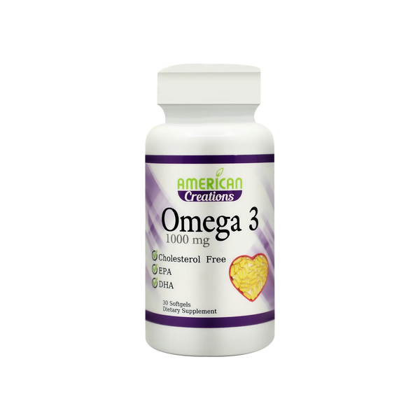 American Creations Omega 3 1000 Mg 30 Capsules
