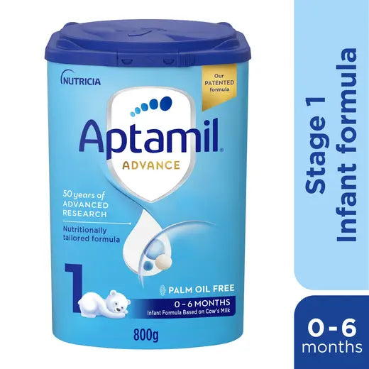 Aptamil Advance 1 Infant Milk Formula from 0-6 months, 800g