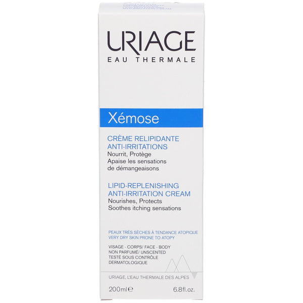 Uriage Eau Thermale Xemose Hypoallergenic Non-Greasy Lipid Replenishing Anti-Irritation Cream for Dry Skin - fragrance free