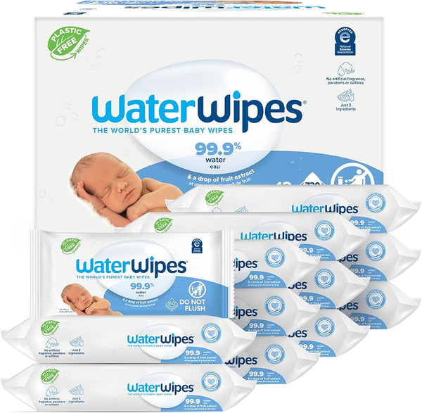 Baby Water Wipes, 16 x 28 Pieces
