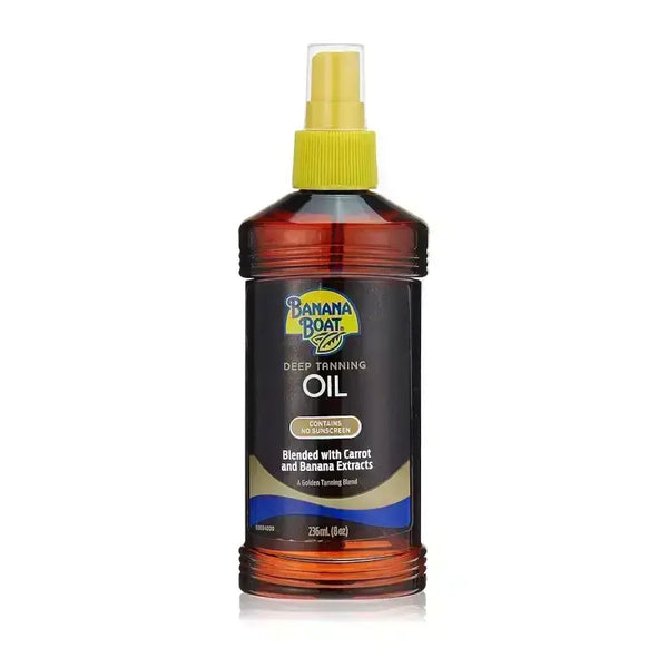 Banana Boat Deep Tanning Oil Spray with Carrot & Banana Extracts, 236ml