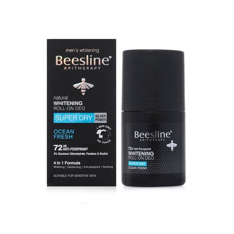 Beesline 4in1 Roll-On Deodorant Ocean Fresh Scent for Men, 50ml
