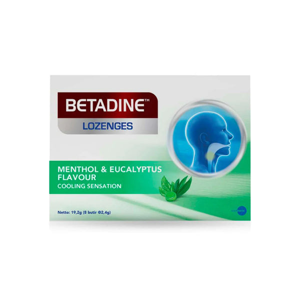 Betadine Sore Throat Menthol & Eucalyptus 24 Lozenges