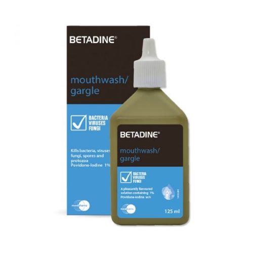 Betadine Mouthwash Gargle 125 ml