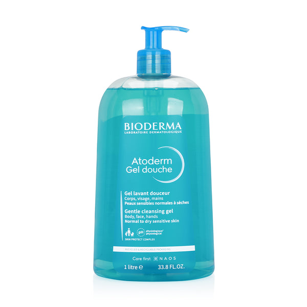 Bioderma Atoderm Gel Douche for Gentle-Cleansing, 1L