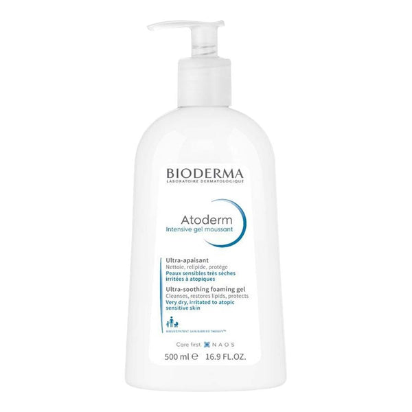 Bioderma Atoderm Intensive Gel Moussant for Gentle Cleansing, 500ml