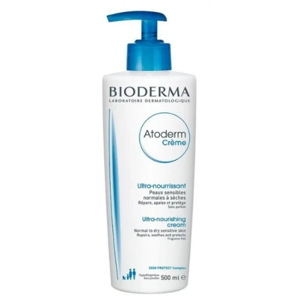 Bioderma Atoderm Cream for Skin Moisturizing, 500ml