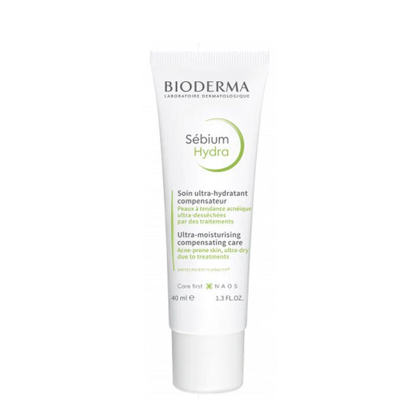 Bioderma Sebium Hydra Hypoallergenic Ultra Moisturizing & Compensating Face Cream for Dry Acne, 40ml