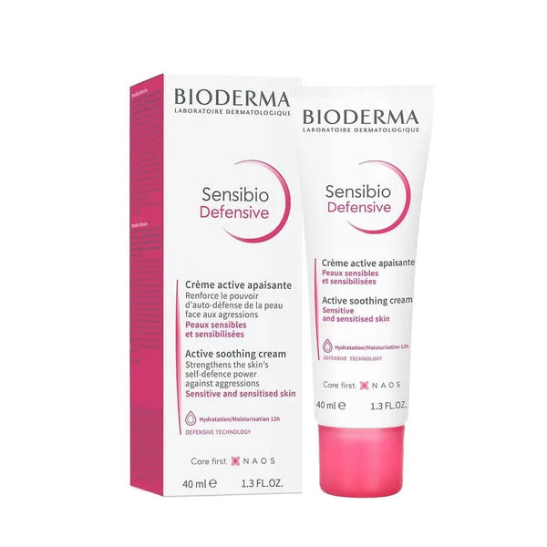 Bioderma Sensibio Defensive Moisturizing, Hydrating & Soothing Body Cream for Sensitive Skin, 40ml