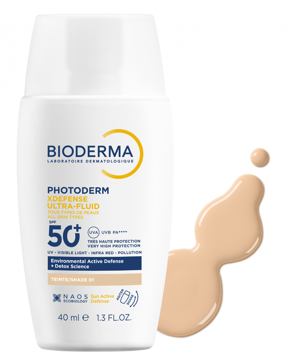 Bioderma photoderm Xdefence ultra-fluid spf 50 01 TeInte shade 40 ml