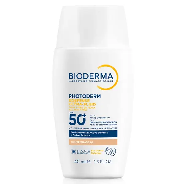 Bioderma photoderm Xdefence ultra-fluid spf 50 02 TeInte shade 40 ml
