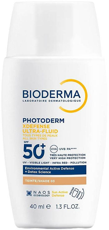 Bioderma photoderm Xdefence ultra-fluid spf 50 03 TeInte shade 40 ml