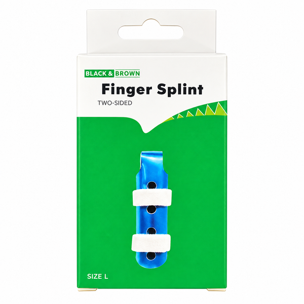 Black & Brown Finger splint Large size