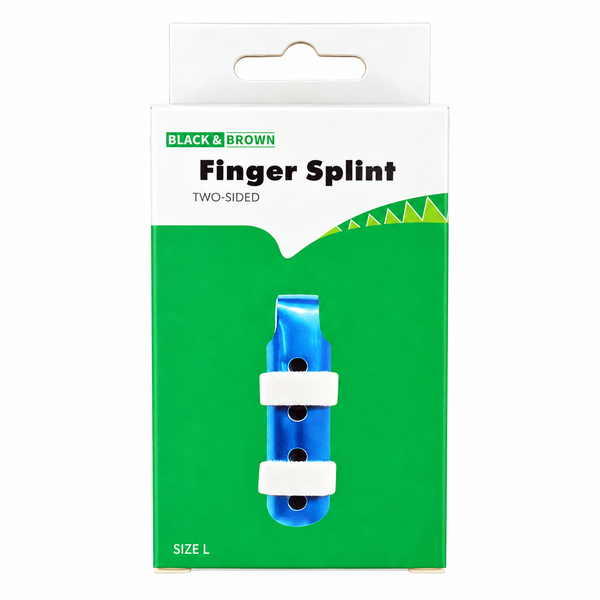 Black & Brown Finger splint medium size