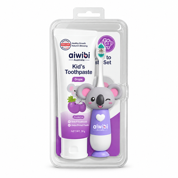 Aiwibi Toothbrush & Berries Toothpaste Kit