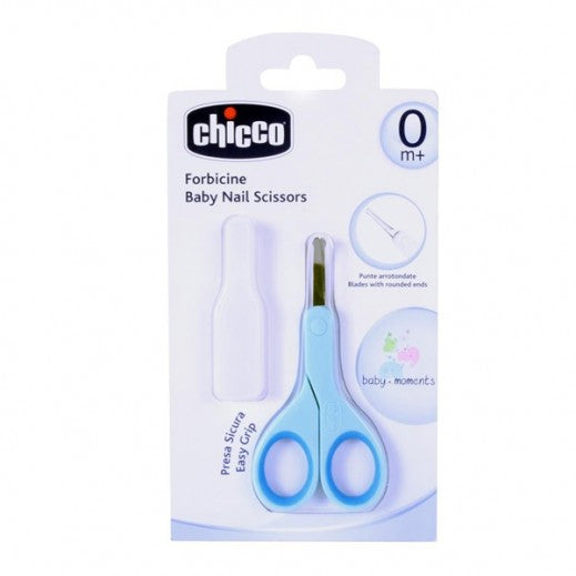 Chicco Baby Nail Scissors - Light Blue, 1 Piece