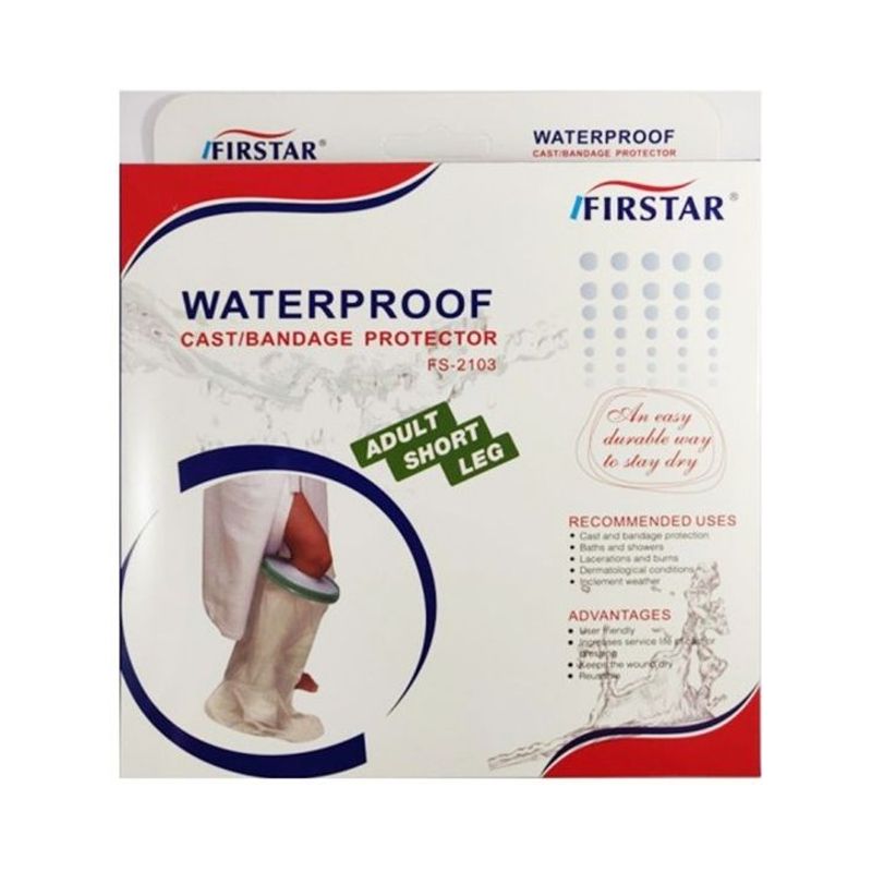 Firstar Waterproof Adult short leg cast cover