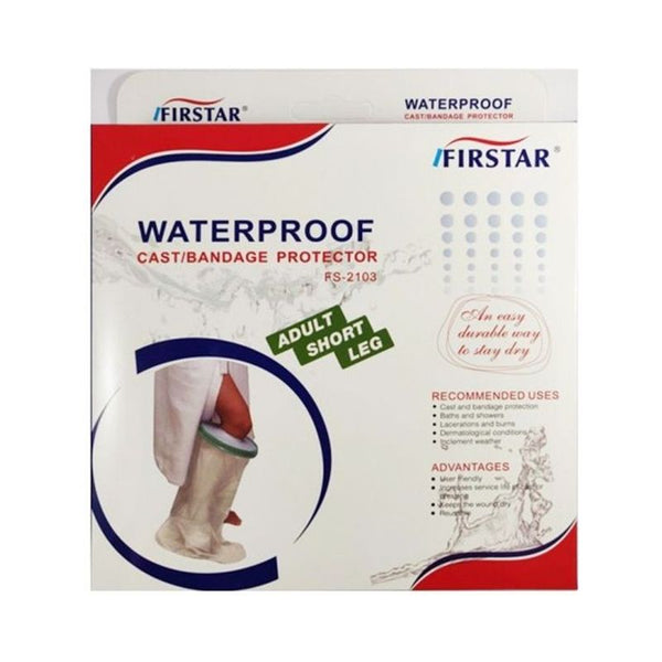 Firstar Waterproof Adult short leg cast cover