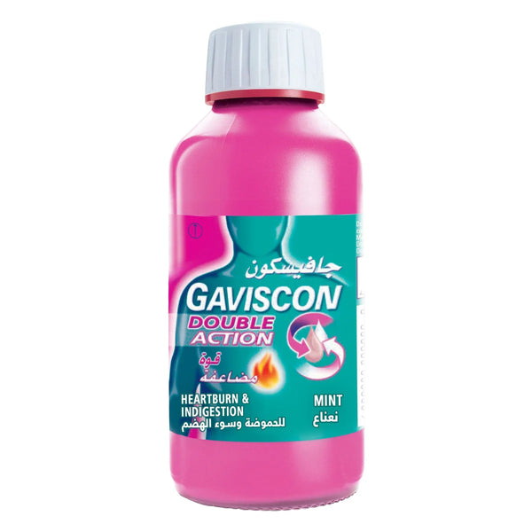 Gaviscon Double Action Mint Heartburn & Indigestion Liquid, 300ml