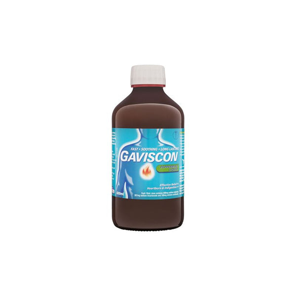 Gaviscon Peppermint Oral Suspension Syrup, 600ml