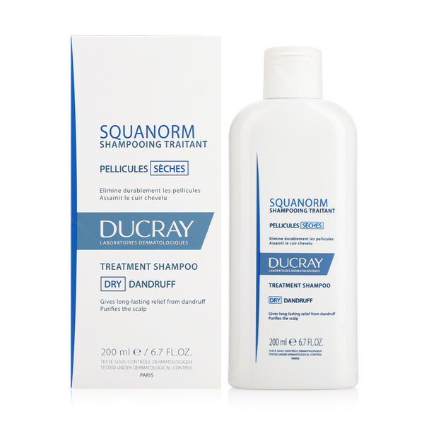 Ducray Squanorm Treatment Shampoo for Dry & Dandruff Hair, 200ml