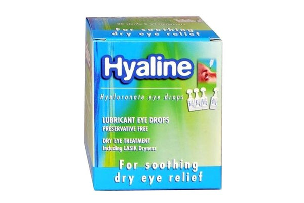 Hyaline Hyaluronate Eye Drops 2 ml 28 Vials