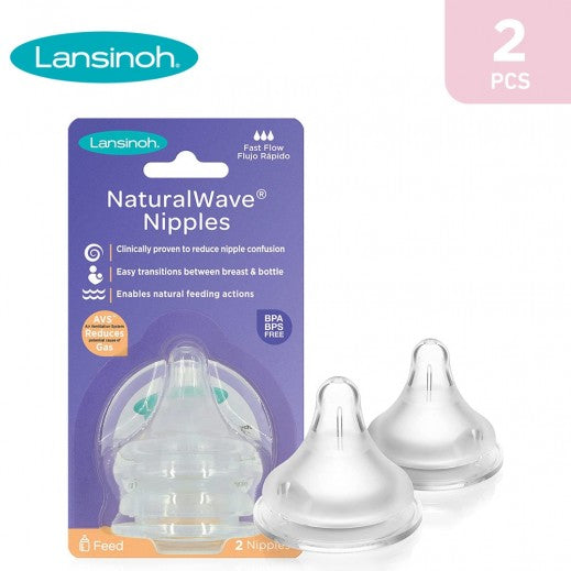 Lansinoh NaturalWave Fast Flow Bottle Nipples