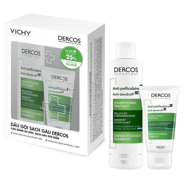Dercos Anti Dandruff Shampoo, 200ml+ 50ml Free