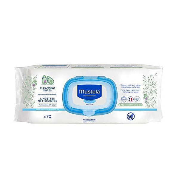Mustela Cleansing Wipes 70 pcs